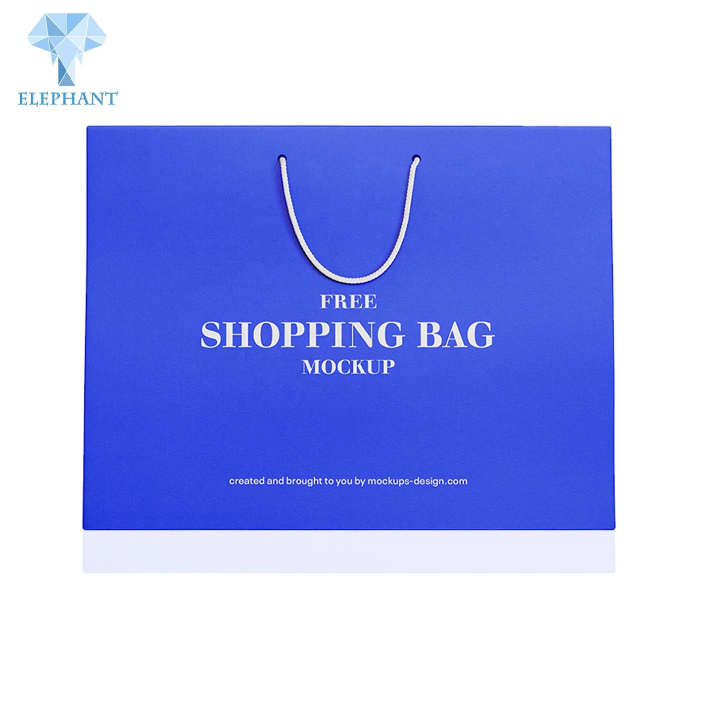 Wholesale Custom Printed Brand Logo Design Luxury Clothing Blue Cardboard Paper Bag