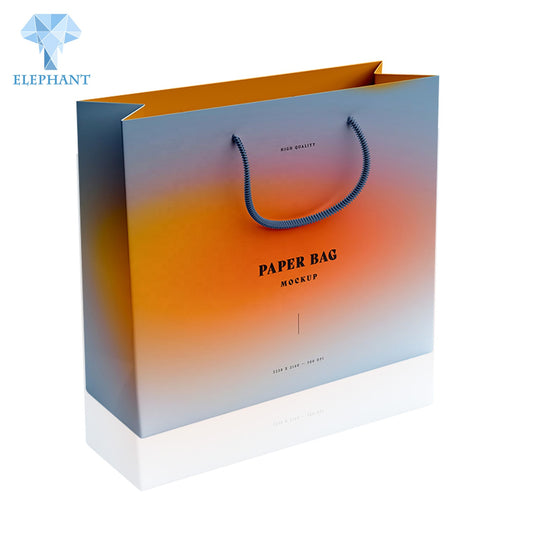 Custom Printed Logo High Quality Luxury Gift Paper Shopping Bag Packaging Printing