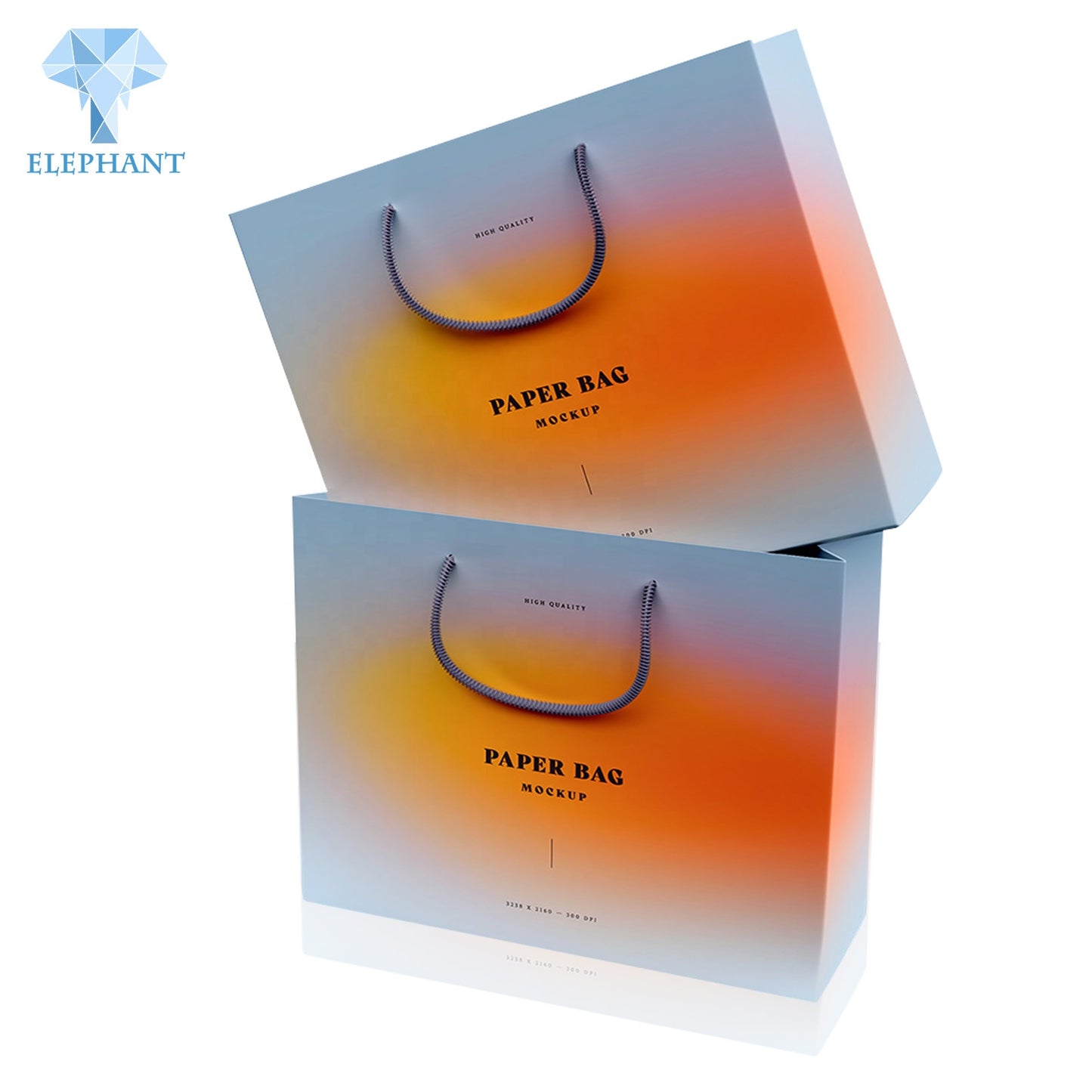 Custom Printed Logo High Quality Luxury Gift Paper Shopping Bag Packaging Printing