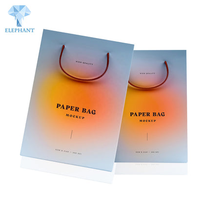 Custom Printed Logo High Quality Luxury Gift Paper Shopping Bag Packaging Printing