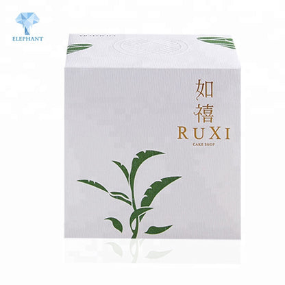 Custom Printing Good Price High Quality Small Food Cake Corrugated White Paper Box