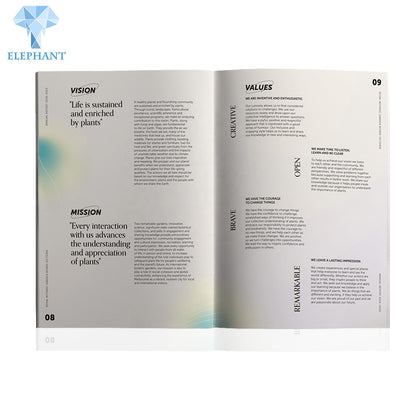 Custom Good Quality Beauty Design Clear Adult Soft Cover Full Color Printing Book