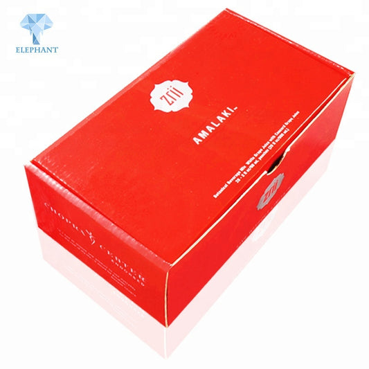 Cheap Customized Logo Color Printing Foldable Portable Corrugated Paper Juice Box