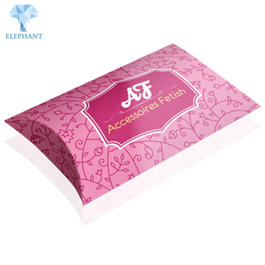 Luxury Hair Gift Wig Packaging Colorful Pillow Boxes Paper Gift Small Pillow Box Packaging