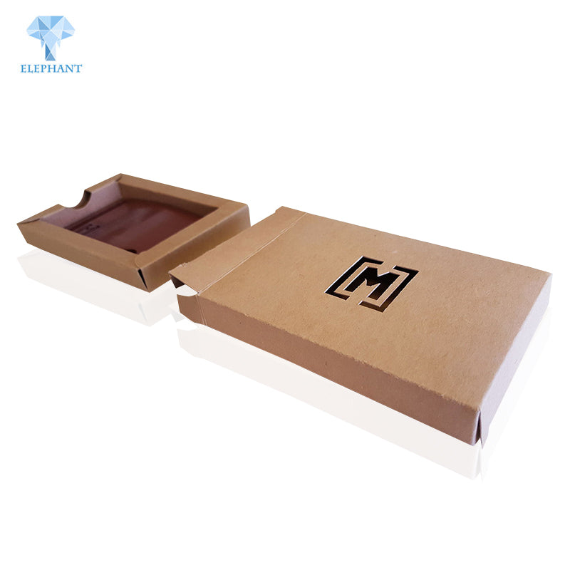 Custom Large Brown Diecut Flat Pack Kraft Paper Knife Packaging Box