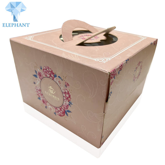 Custom Logo Eco Friendly Best Price Collapsible Paper Birthday Cake Boxes