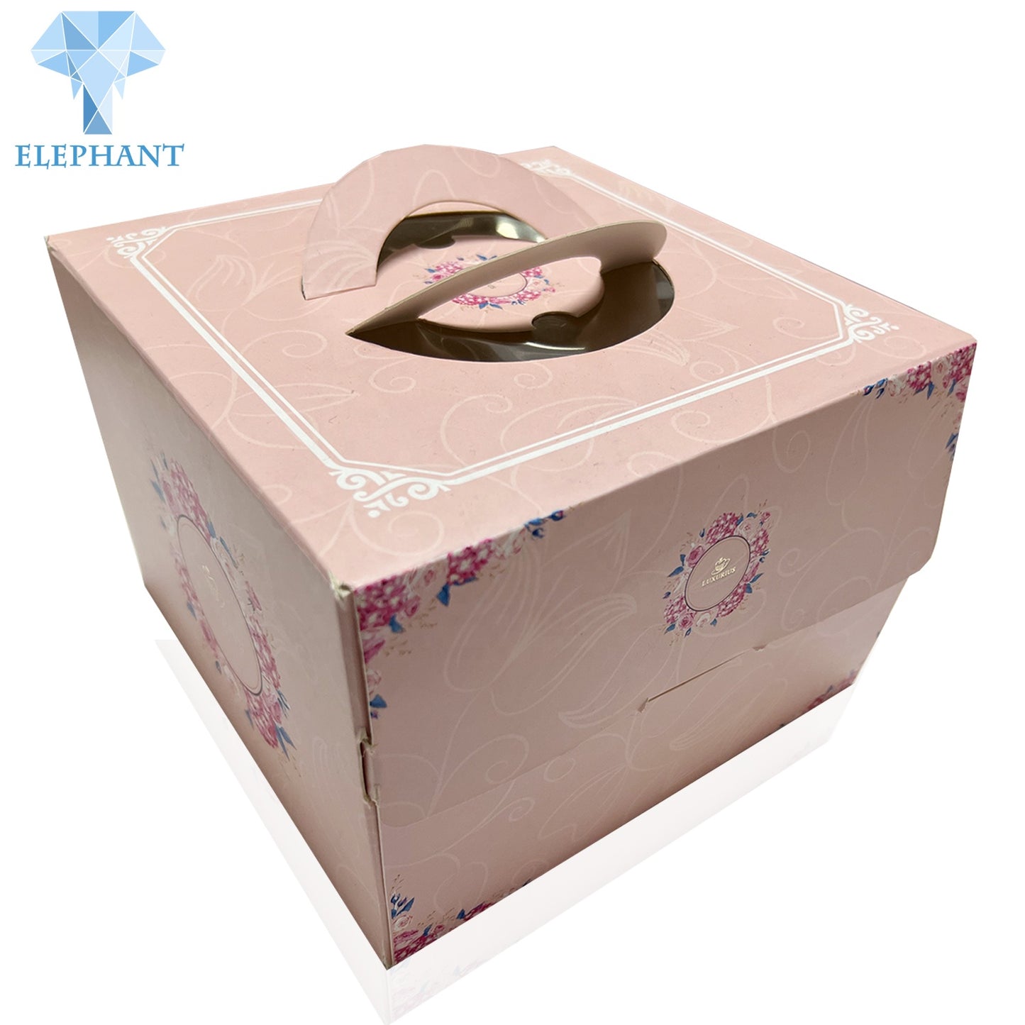 Custom Logo Eco Friendly Best Price Collapsible Paper Birthday Cake Boxes