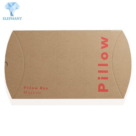 Small Paper Luxury Custom Pillow Box Packaging For Gift Biodegradable Pillow Box