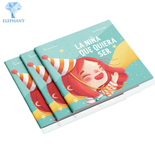 Custom Printing Publishing Children kids Colouring Drawing Memory Cartoon Comic Story Book