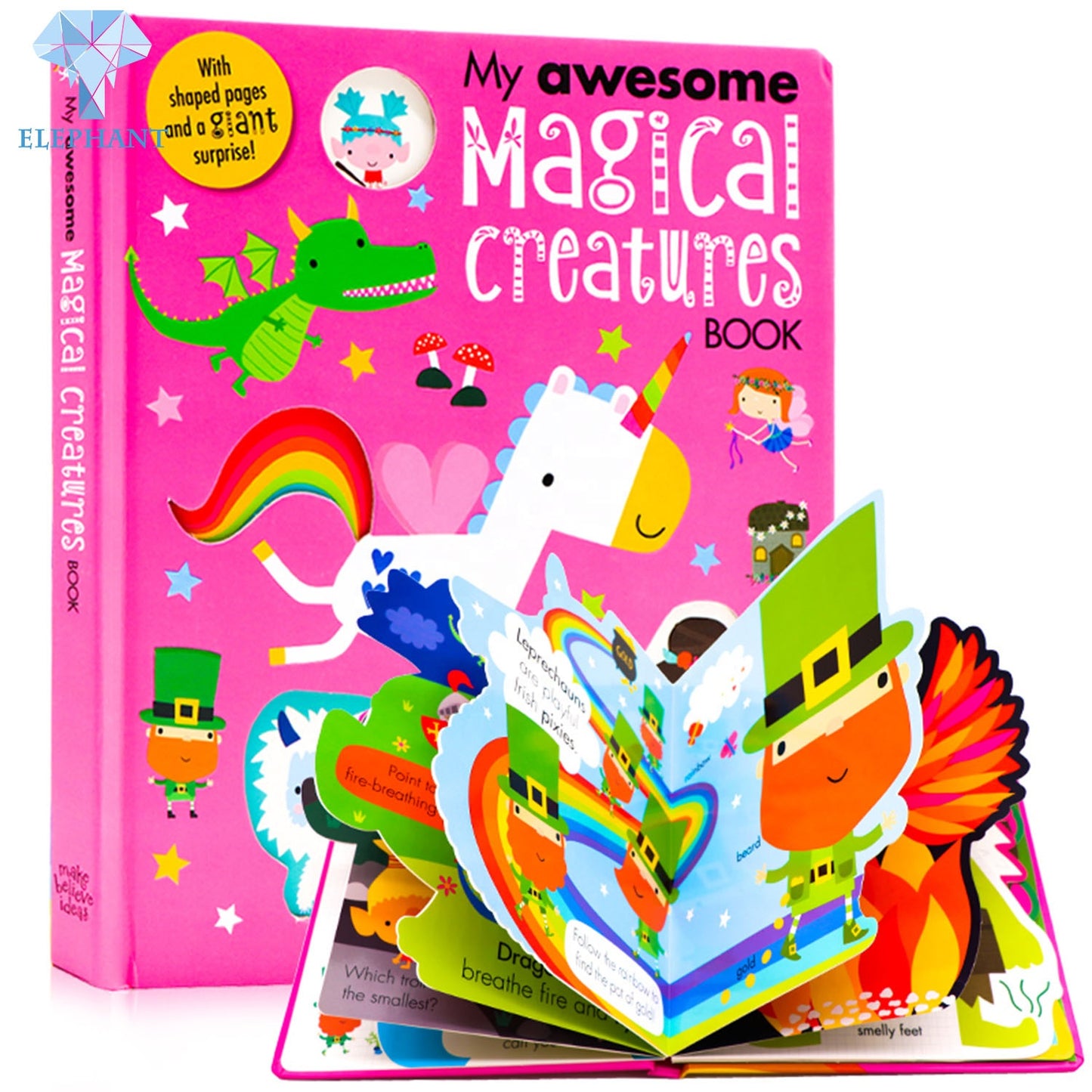 Wholesale Oem Hardcover Book Printing Children Colouring Interactive Cartoon Dinosaur Sound Book