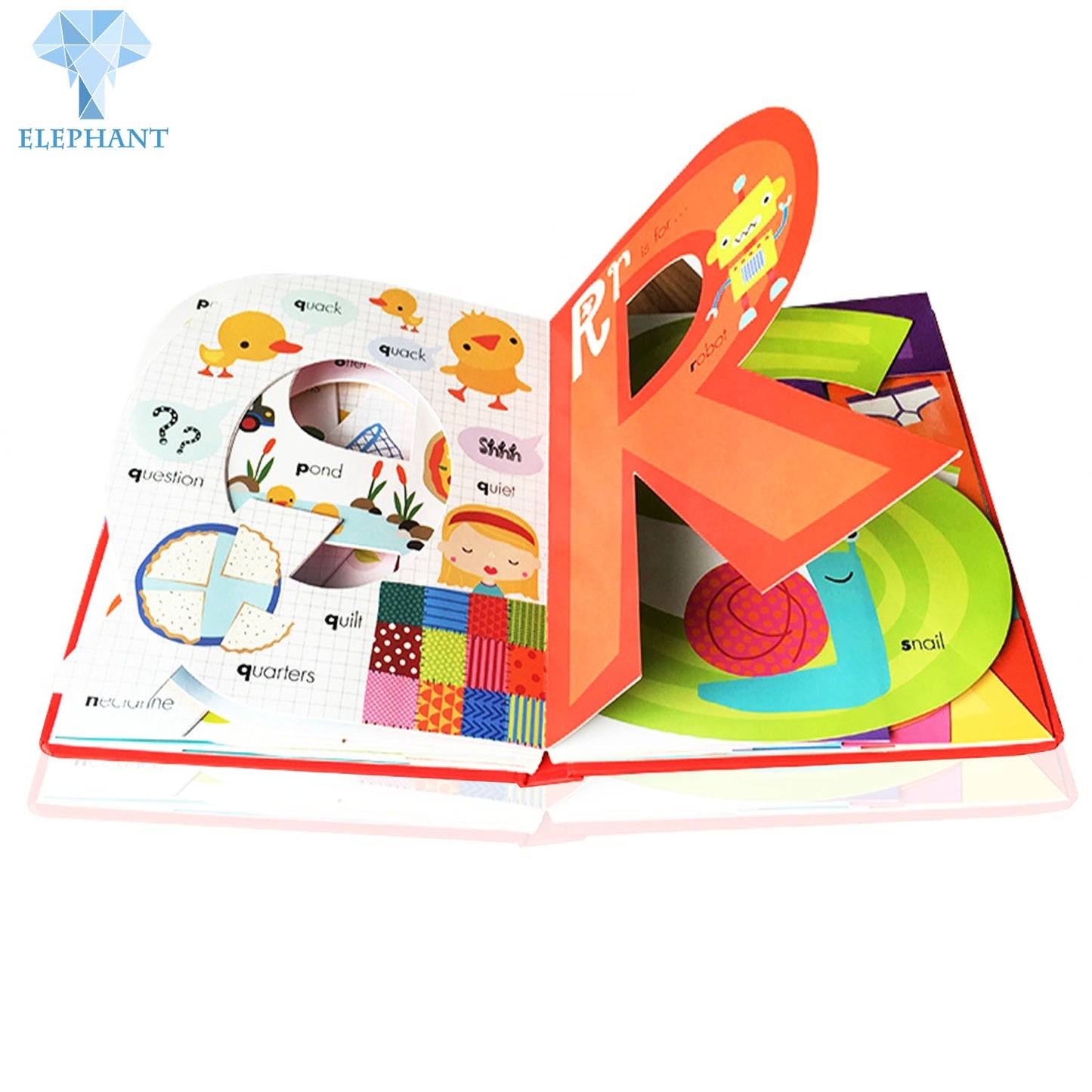 China Customized Wholesale Cheap Factory Price Kids Touch Activity Abc English Children Baby Book