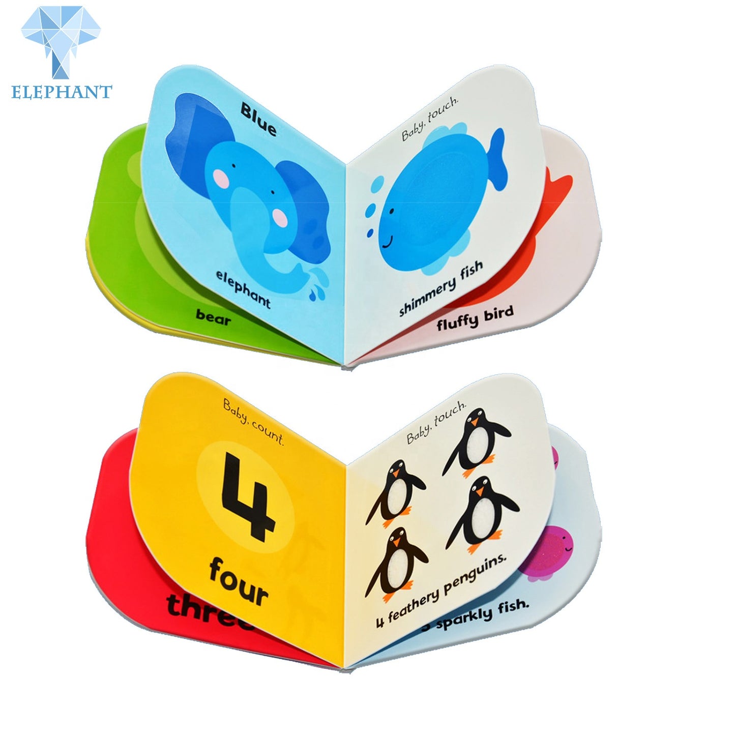 Custom Printing For Kids Board Books High Quality Eco Friendly Babies Cardboard Story Books