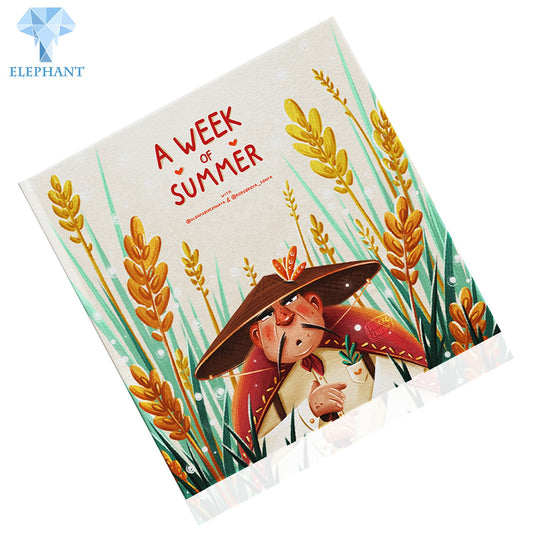 Professional Customization Environmental Ink Clear Children Busy Sticker Cartoon Comic Story Book